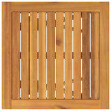 Garden Bistro Set 3 pcs Brown Solid Acacia Wood 42000950