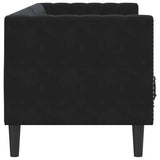 Sofa Black 194 x 74.5 x 70.5 cm Velvet 42013024