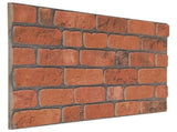 Wall Panels 10 pcs 100 x 50 cm Terracotta EPS Foam 42046091