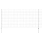 Fence and Post Silver 1.2 x 10 m Steel 3336148