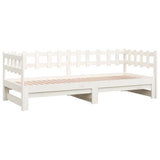 Pull-out Day Bed without Mattress White 2x cm 820777