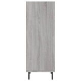 ZNTS Sideboard Grey Sonoma 34.5x32.5x90 cm Engineered Wood 828754
