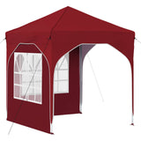 Pop-up Party Tent 192 x 192 x 245 cm Burgundy 42019829