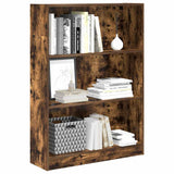 Bookcase Smoked Oak 80x24x109 cm Engineered Wood 857839