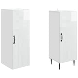 Cabinet Set 2 pcs High Gloss White 33 x 34.5 x 89.5 cm 3416632
