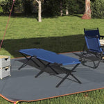Folding Camping Bed Folding Manual Blue Oxford fabric 42003174
