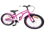 Kids Bike 22 Inches for 7-12 Years Old Dark Pink 42009695