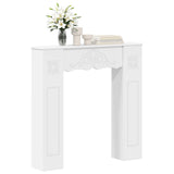 Fireplace Surround White 102 x 20 x 102 cm Engineered Wood 8006633