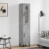 Highboard Concrete Grey 34.5x34x180 cm Engineered Wood 3199197