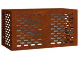 Air Conditioner Cover Rusty 100 x 50 x 70 cm Galvanised Steel 865903