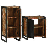 Bathroom Furniture Set 2 pcs Multicolour Solid Reclaimed Wood 3305607