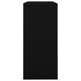 Sliding Door Cabinet Black 90x40x90 cm Steel 336431