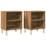 ZNTS Bedside Cabinets 2 pcs Artisan Oak 40x30x50 cm Engineered Wood 856419