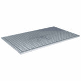 Grating Silver 100 x 60 x 2 cm Hot-Dip Galvanised Steel 42018659