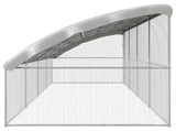Chicken Cage 4 pcs Silver 800 x 200 x 200 cm Galvanised Steel 3368319