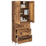 Highboard Old Wood 69.5 x 34 x 180 cm Engineered Wood 3415800