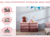 Kids Storage Unit, with Six Drawers - Pink T3398P347681