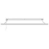 Retractable Awning Anthracite and White 3x2.5 m Fabric&Aluminium 3216133