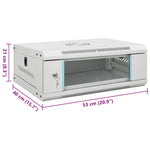 4U Wall Mounted Network Cabinet 19" IP20 53x40x21 cm 30257