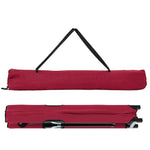 Folding Camping Bed 2 pcs Red 206 x 76 x 74 cm Oxford fabric 42003170