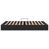 Storage Bed with Mattress Black 120 x 200 cm Velvet 3370084