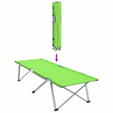 Folding Camping Bed Dark green 62 x 194 x 42 cm Oxford fabric 42003120
