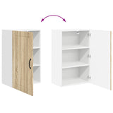 Wall Cabinet LUCCA Sonoma Oak 50 x 31 x 80 cm Engineered Wood 885037