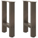 Coffee Table Legs Natural Steel 2 pcs 28x cm Steel 4013275