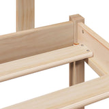 Bookcase Bed without Mattress 160x200 cm Solid Wood Pine 3321778