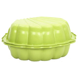 ZNTS Sandpits 2 pcs Green 77x87x21cm Plastic 317738