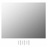 Wall Frameless Mirror with LED Lights Rectangular Glass 3078643