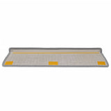 Stair Mats 15 pcs 65x21x4 cm Light Grey Rectangular Edge 326198