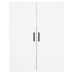 Highboard White 69.5x34x180 cm Engineered Wood 3195899
