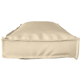 Pallet Cushion Set 2 pcs Beige 120 x 40 x 8 cm Oxford Fbric 42001701