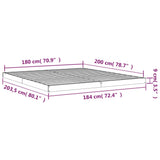 Bed Frame without Mattress 180x200 cm Super King Solid Wood Pine 823429
