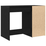 Desk with Drawer Black Oak 100 x 49 x 74 cm Engineered Wood 862804