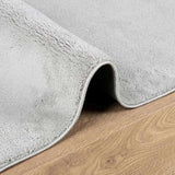 Rug OVIEDO Short Pile Grey 100x200 cm 375532