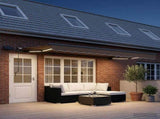 Retractable Awning Taupe 450 x 350 cm Fabric and Aluminium 3426284