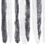 ZNTS Insect Curtain Grey and White 90x200 cm Chenille 315124