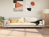 Rug Runner MARSA Sand 120 x 170 cm Polyester and PVC 42023126