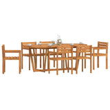 7 Piece Garden Dining Set Solid Wood Acacia 3334772