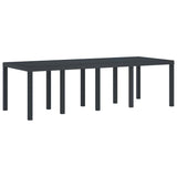 Garden Dining Set 9 pcs Anthracite Polypropylene 3378733
