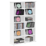 CD Cabinet White 60 x 17 x 92 cm Engineered Wood 8012730