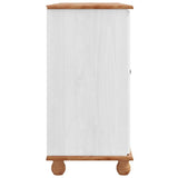 Sideboard ASKIM White 133.5 x 40 x 79 cm Solid pine wood 4105432
