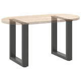 Coffee Table Legs U-Shaped 2 pcs Anthracite 38x cm Steel 4013154