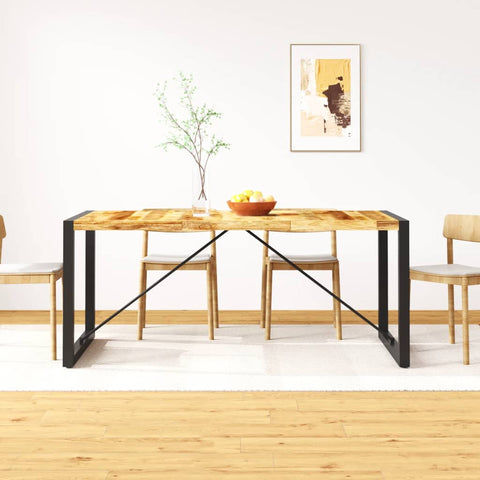 Dining Table Solid Rough Mango Wood 180 cm 243997