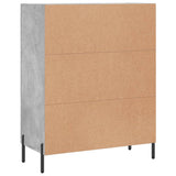 Sideboard Concrete Grey 69.5x34x90 cm Engineered Wood 828056