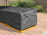 Furniture Cover Black 250 x 180 x 80 cm 600D Oxford Fbric 4105680