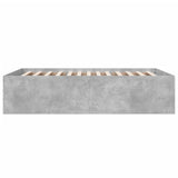 Bed Frame without Mattress Concrete Grey 120x190 cm Small Double 3280954