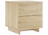 Bedside Cabinet Sonoma Oak 33.5 x 34.5 x 50 cm Engineered Wood 8011391